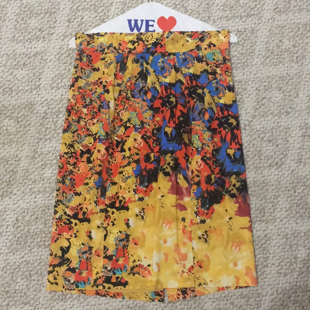 Tracy Reese watercolor pencil skirt Size 10